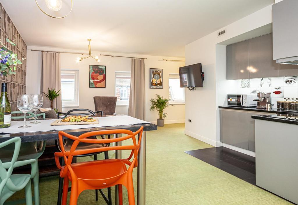 Oomph Wroclaw Deluxe Apt Ruska Appartement Buitenkant foto